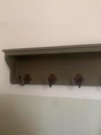 Mooi kapstokje donkergroen, Huis en Inrichting, Ophalen, Zo goed als nieuw, Wandkapstok, Minder dan 100 cm