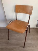 Vintage schoolstoel eetkamer stoel retro, Huis en Inrichting, Stoelen, Gebruikt, Eén, Ophalen