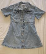 Blauw denim/ spijker jurkje, korte mouwen, maat 116, Zara., Gebruikt, Meisje, Ophalen of Verzenden, Zara