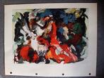 Ger Lataster offset prent 1960 abstract, Verzenden, 1940 tot 1960, Gebruikt
