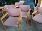Vintage stoelen 7x, Huis en Inrichting, Stoelen, Twee, Gebruikt, Stof, Ophalen