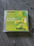 Nieuwe Sony CD-R schijfjes 700MB - 5 stuks, Computers en Software, Beschrijfbare discs, Ophalen of Verzenden, Nieuw, Cd, Sony