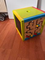 Houten kubus, Kinderen en Baby's, Speelgoed | Houten speelgoed, Ophalen, Gebruikt, Overige typen
