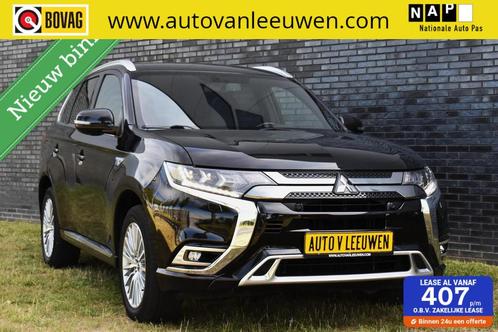 Mitsubishi Outlander 2.4 PHEV Diamand Edition LEDER VOL! 360, Auto's, Mitsubishi, Bedrijf, Te koop, Outlander, 360° camera, 4x4