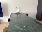 Exclusieve Verde Marmeren tafel 6/8 pers. €1275, Ophalen, Marmer, 200 cm of meer, 50 tot 100 cm