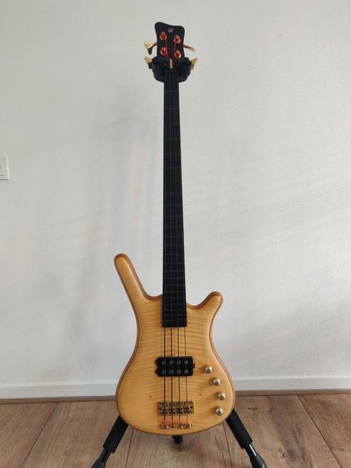 Warwick FNA Wenge Duitsland Fretless, Muziek en Instrumenten, Snaarinstrumenten | Gitaren | Bas, Gebruikt, Elektrisch, Fretloos