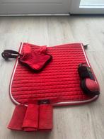 rood paardrij setje, Dieren en Toebehoren, Paarden en Pony's | Dekens en Dekjes, Ophalen, Zo goed als nieuw, Dekje