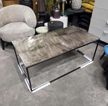 Salontafel Lanson 120 x 65 Aluminium van Richmond Interiors beschikbaar voor biedingen