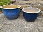 Grote bloempotten, Tuin en Terras, Bloempotten, Ophalen, Gebruikt, 40 cm of meer, Rond