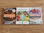 3x Jesse van der Velde: immuunplan, groener en toetjes, Boeken, Gezondheid, Dieet en Voeding, Ophalen of Verzenden, Nieuw