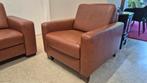 Cognac bruine leren Montel design fauteuil in perfecte staat