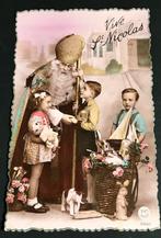 1951 kinderen sinterklaas Sint Nicolaas gouden mijter speelg, Verzamelen, Ansichtkaarten | Themakaarten, 1940 tot 1960, Gelopen
