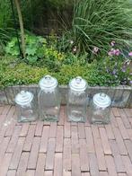 Glazen voorraadpotten, Ophalen, Zo goed als nieuw, Glas, Pot, Bus of Blik