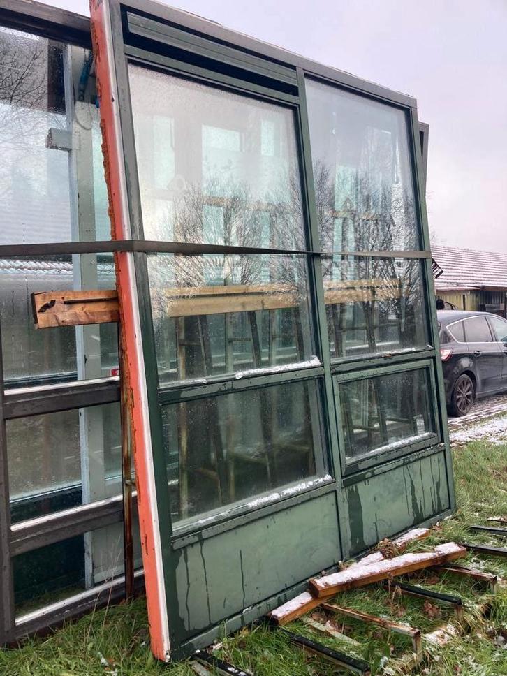 Raamkozijnen, Tuin en Terras, Tuinschermen, Gebruikt, Overige materialen, 200 cm of meer, Ophalen