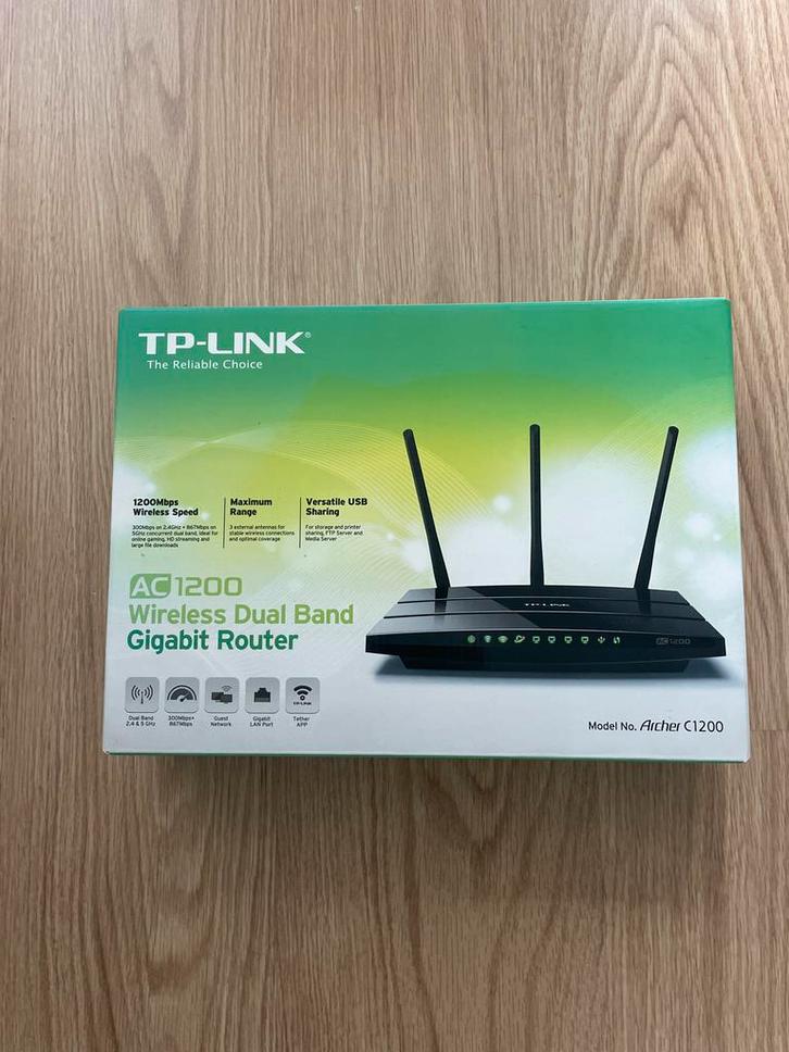 TP-Link Archer C1200 Router - Draadloos, Computers en Software, Routers en Modems, Zo goed als nieuw, Router, Ophalen of Verzenden