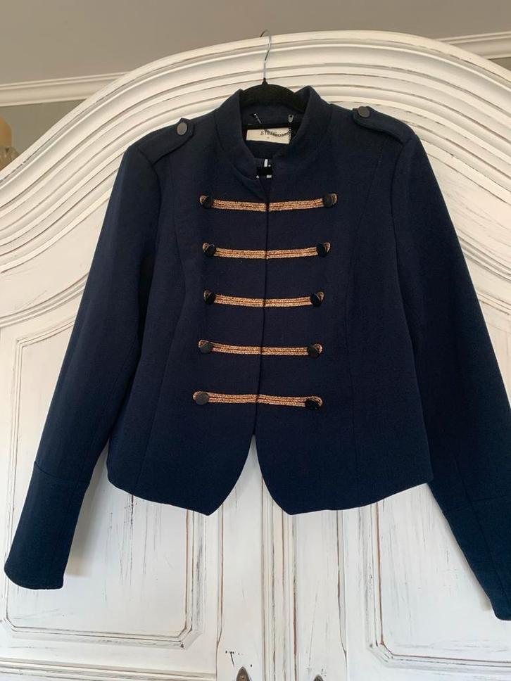 Steps Jasje - Maat 44-46 - Blauw, Kleding | Dames, Jasjes, Kostuums en Pakken, Gedragen, Jasje, Maat 46/48 (XL) of groter, Blauw