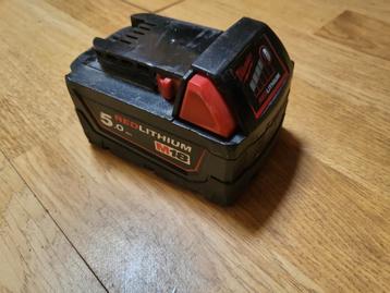 Accu Milwaukee M18 B5 118,0V/5,0Ah Li-ion beschikbaar voor biedingen