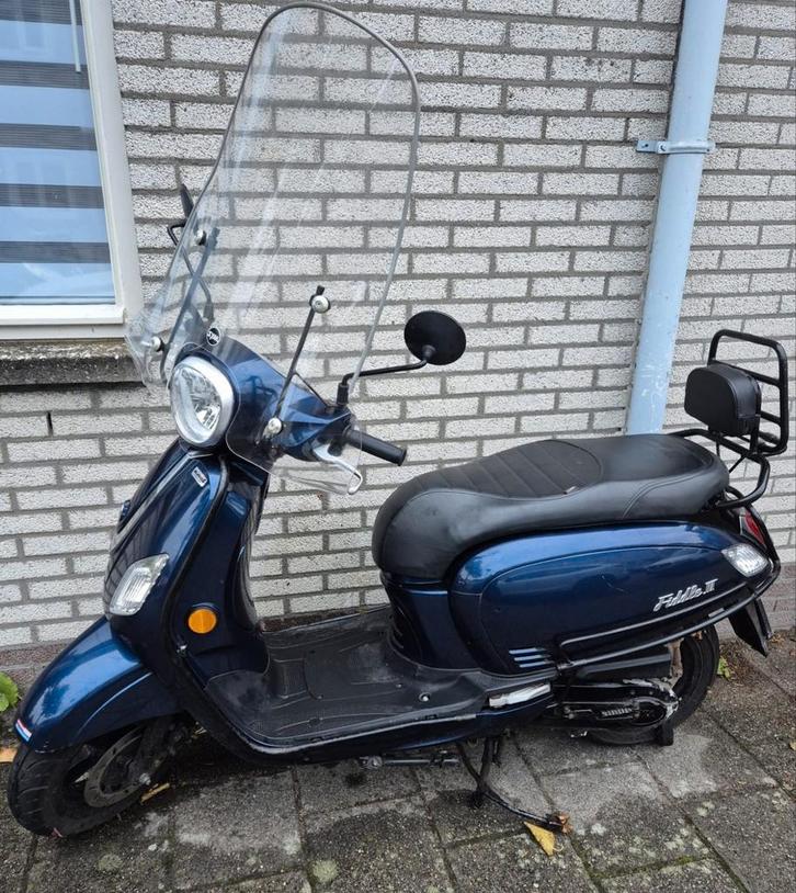 Sym fiddle III (blauw kenteken), Fietsen en Brommers, Scooters | SYM, Ophalen