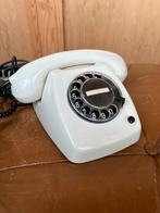 Retro PTT draaischijftelefoon T65 de luxe ivoor jaren 70, Telecommunicatie, Ophalen of Verzenden, Gebruikt, Met draaischijf