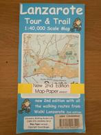 Lanzarote Tour & Trail Kaart - 2e Editie, Boeken, Atlassen en Landkaarten, Spanje, 2000 tot heden, Ophalen of Verzenden, Landkaart
