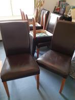 Zes Ikea eetkamerstoelen, Huis en Inrichting, Stoelen, Ophalen, Gebruikt, Bruin, Hout