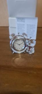 Swarovski Krisbeer met Klok - In Doos!, Ophalen of Verzenden