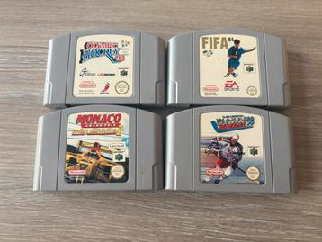 4 Games voor de Nintendo 64. beschikbaar voor biedingen