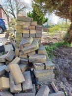 Straatklinkers geel/zwart, Beton, 5 tot 10 m², Gebruikt, Ophalen