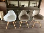 Zuiver stoelen met leuning, Huis en Inrichting, Stoelen, Ophalen, Zo goed als nieuw, Wit, Kunststof