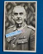 Fotokaart B15 - Duitse officier met spange 1944 orgineel WO2, Ophalen of Verzenden, Duitsland, Foto of Poster