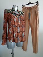 Iconic27 viscose blouse, maat small Nieuw met kaartjes, Verzenden, Nieuw, Maat 36 (S), Bruin
