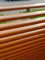 oranje jaloezie horizontale lamellen aluminium 25mm, Huis en Inrichting, Stoffering | Gordijnen en Lamellen, Ophalen, Gebruikt