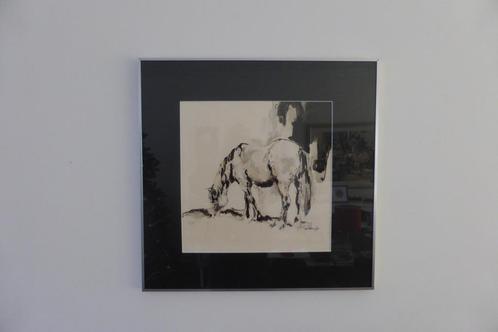 Figuratief inktwerk op papier (Jan Kothuis), Antiek en Kunst, Kunst | Tekeningen en Foto's, Ophalen of Verzenden