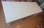Ikea Pahl kinderbureau roze/wit 58x151 cm, Huis en Inrichting, Bureaus, Ophalen, In hoogte verstelbaar, Gebruikt, Bureau