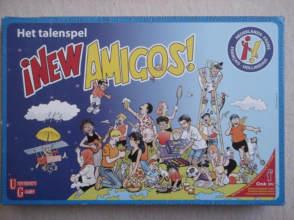 LEUK: Het talenspel New Amigos (Nederlands-Frans), Hobby en Vrije tijd, Gezelschapsspellen | Bordspellen, Een of twee spelers