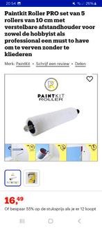 Partij verf rollers en paint kit kwarst, Ophalen of Verzenden, Nieuw, Wit