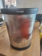 Brabantia Prullenbak 12 Liter, Huis en Inrichting, Ophalen, Met pedaal, Zo goed als nieuw, Rvs
