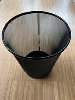 IKEA Document prullebak prullenbak | rond | zwart draadstaal, Ophalen, Gebruikt, Minder dan 10 liter, Metaal
