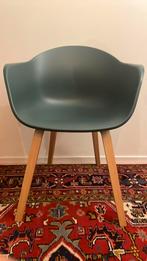 (Plastic) stoel (donkergroen), Huis en Inrichting, Stoelen, Ophalen, Zo goed als nieuw, Blauw, Twee