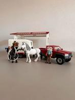 Schleich trailer en stal met paarden, Ophalen of Verzenden, Jongen of Meisje