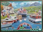 A day on the river * Falcon de luxe puzzel van 1000 stukjes, Ophalen of Verzenden, Minder dan 500 stukjes, Zo goed als nieuw