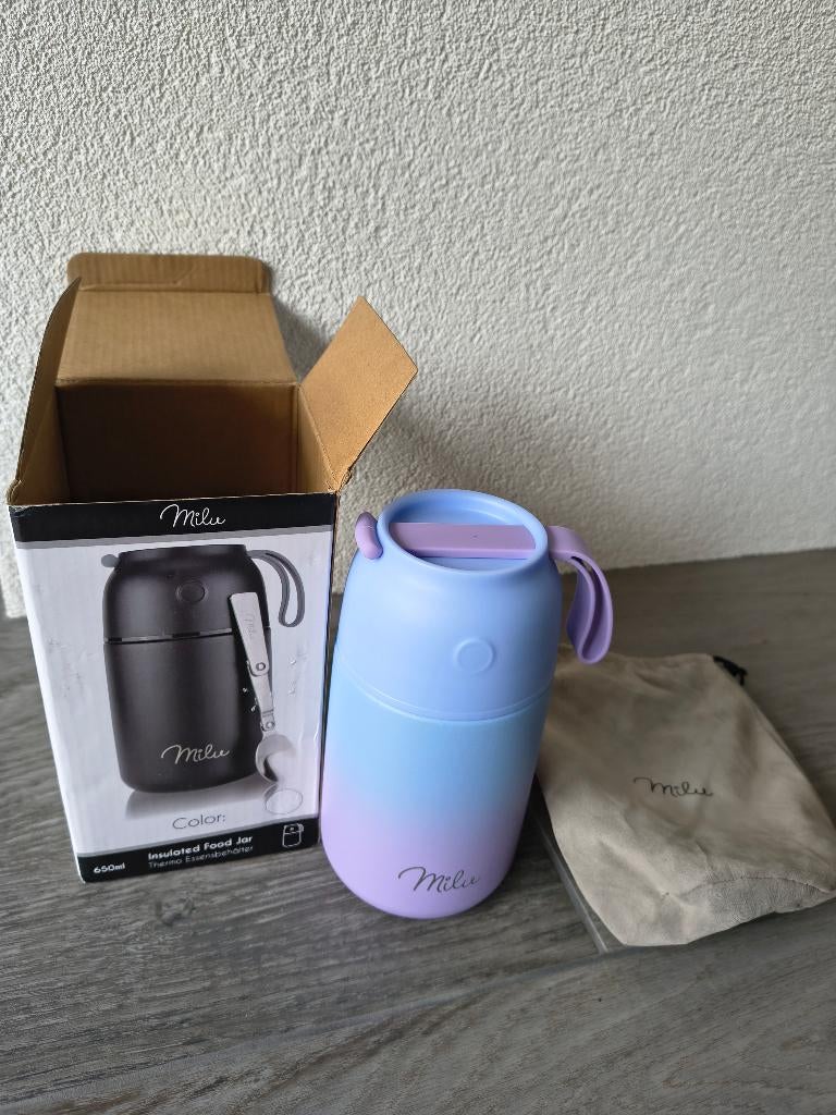 Milu insulated food jar, Huis en Inrichting, Ophalen of Verzenden, Nieuw