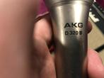 AKG D320B dynamic Mike+XLR cable Vintage, Muziek en Instrumenten, Ophalen of Verzenden, Gebruikt