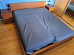 Bed IKEA Malm 220x180cm roodbruin, Huis en Inrichting, Ophalen, Gebruikt, Bruin, Tweepersoons