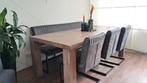Eetkamerbank + 3 Stoelen - 180cm, Huis en Inrichting, Gebruikt, Verzenden, 150 tot 200 cm, Minder dan 50 cm