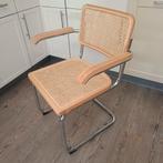 4x Thonet stijl Breuer Cesca stoel rotan webbing met leuning, Overige kleuren, Nieuw, Ophalen of Verzenden, Vintage Bauhaus design