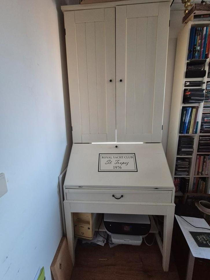 Ikea Bureaukast Computerkast Landelijk, Huis en Inrichting, Kasten | Secretaires, Gebruikt, Ophalen