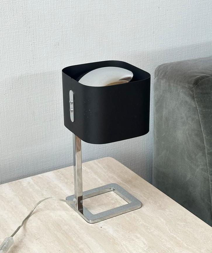 Linea Verdace chroom design tafellamp, Huis en Inrichting, Lampen | Tafellampen, Minder dan 50 cm, Ophalen of Verzenden