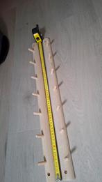 Houten Wandplankjes met Haakjes - Nieuw!, Wandkapstok, Nieuw, Ophalen of Verzenden, Minder dan 100 cm