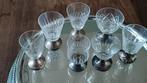 Mooie set van 7 vintage verschillende likeurglaasjes gemerkt, Ophalen of Verzenden